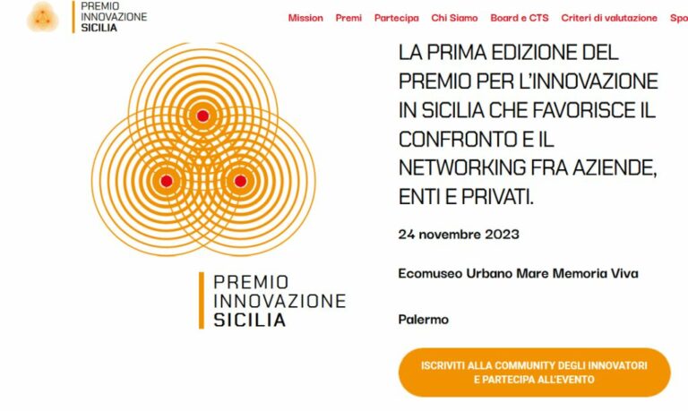 Premio Innovazione, Tamajo “Volto della Sicilia che vuole crescere”