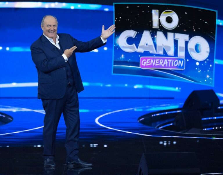 Su Canale 5 Gerry Scotti presenta “Io canto generation”