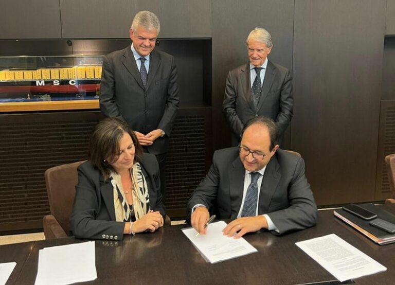Accordo tra Fs e Msc per terminal su traffico intermodale marittimo