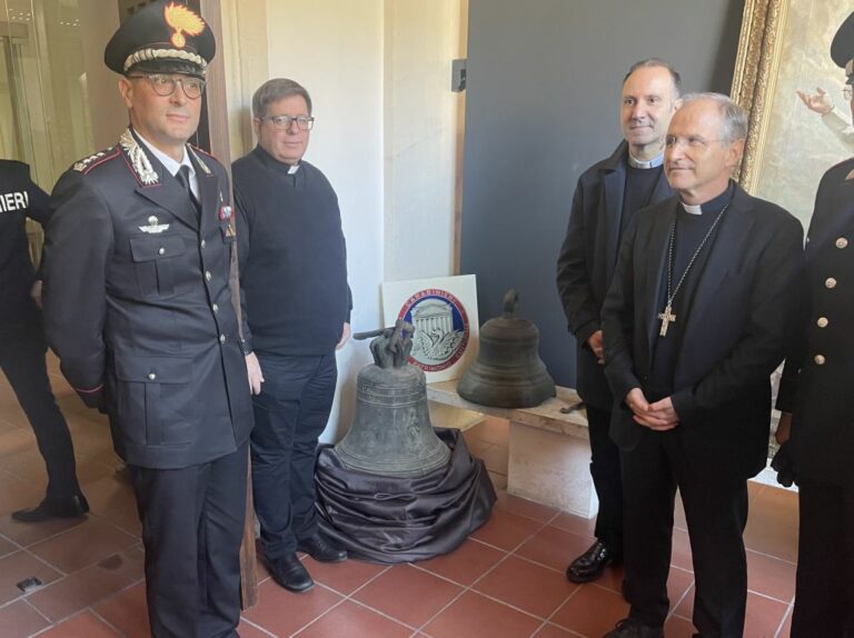 Restituite all’Arcidiocesi di Reggio Calabria-Bova tre campane bronzee