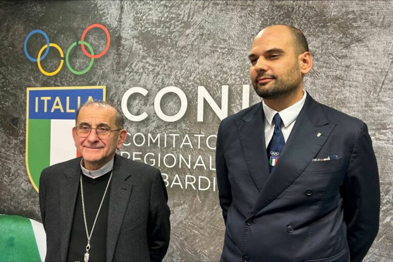 Prima visita dell’Arcivescovo di Milano al Coni Lombardia