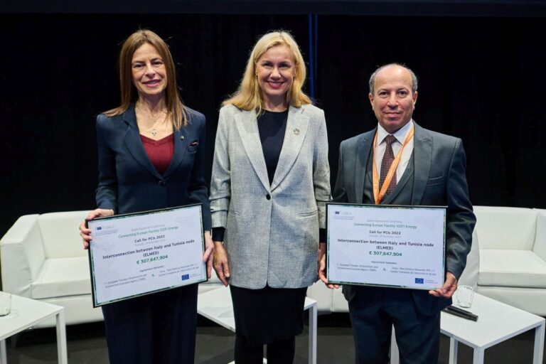 Terna and Steg preside signing EU financing for Italy-Tunisia connection
