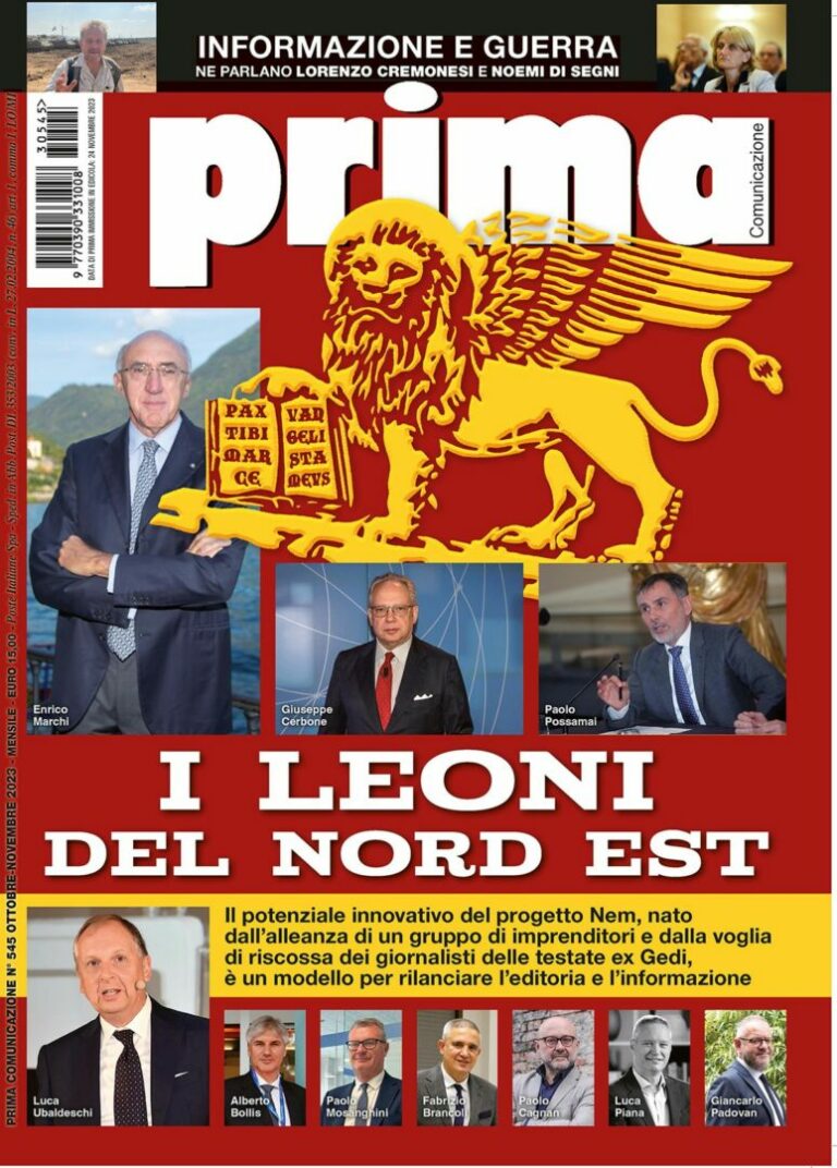 Prima, in edicola il nuovo numero con allegato il Grande Libro dell’Informazione