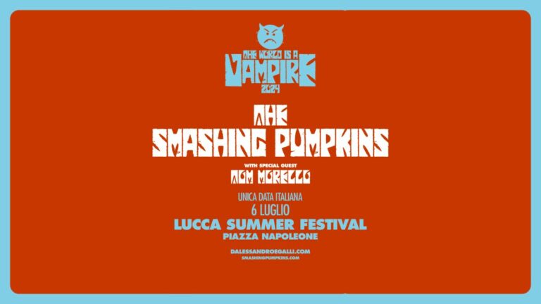 The Smashing Pumpkins approdano a luglio al Lucca Summer Festival