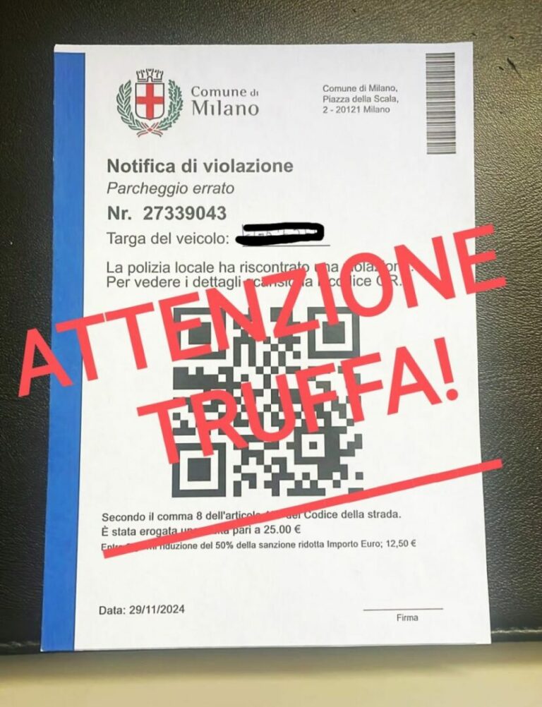 Milano, spuntano false multe sui parabrezza. Vigili “E’ una truffa”