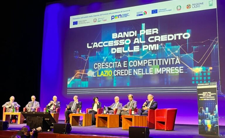 Regione Lazio presenta bandi per l’accesso al credito delle imprese