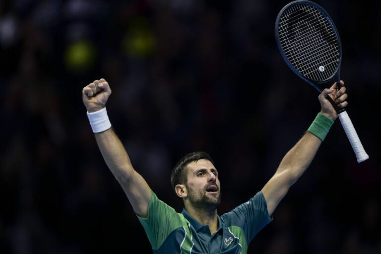 Niente lieto fine per Sinner, Djokovic vince le Atp Finals