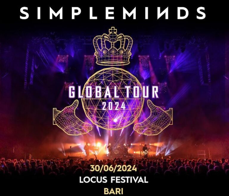 I Simple Minds al Locus Festival a Bari il 30 giugno 2024