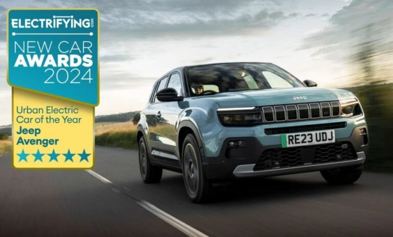 Per Jeep Avenger riconoscimento agli electrifying.com Awards