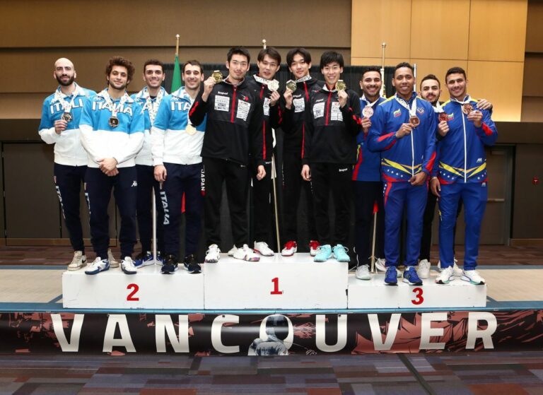 Argento a Vancouver, gli Azzurri della spada “vedono” Parigi