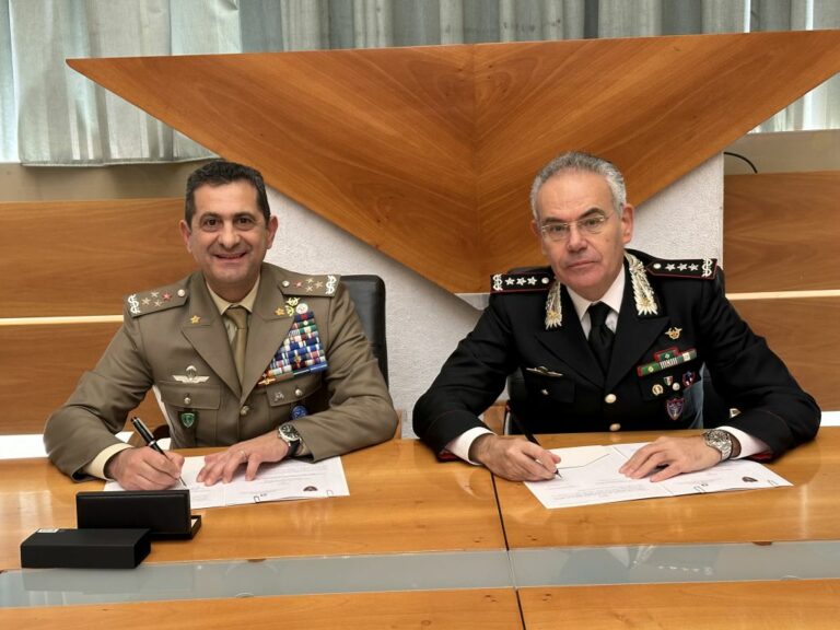 Maltempo, Figliuolo firma accordo con Unità Forestali dei Carabinieri