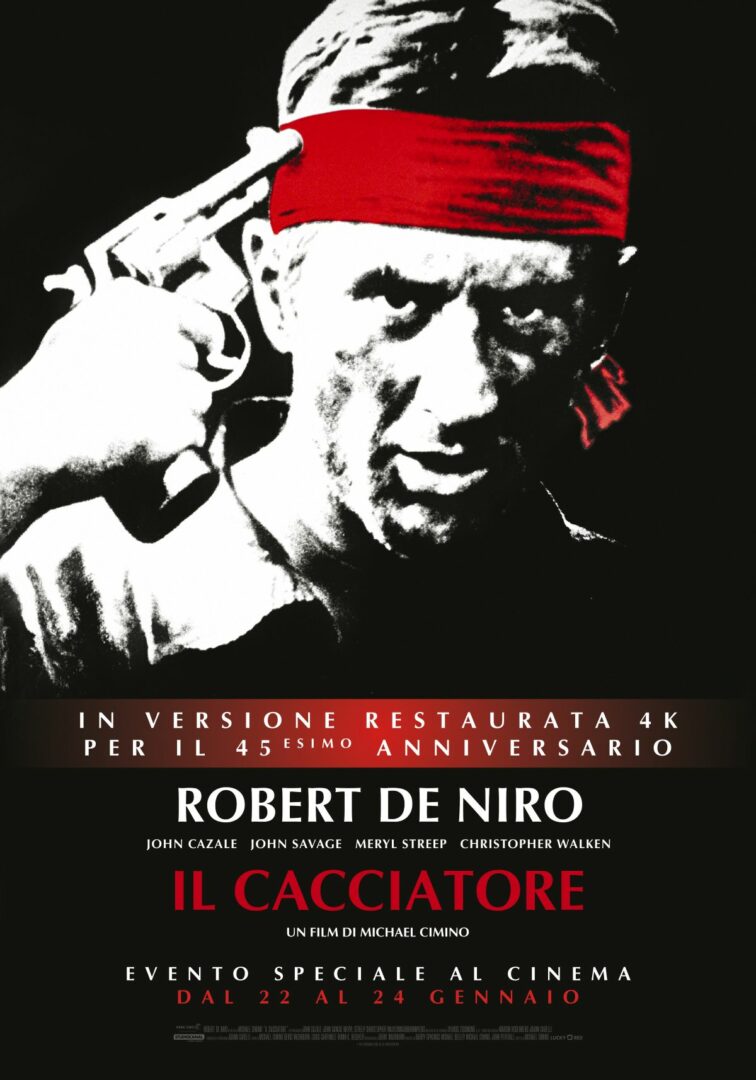 Il Cacciatore di Michael Cimino di nuovo al cinema a gennaio
