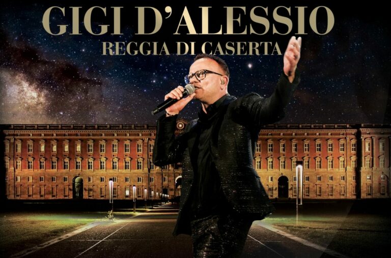 Gigi D’Alessio, 5 live alla Reggia di Caserta a settembre
