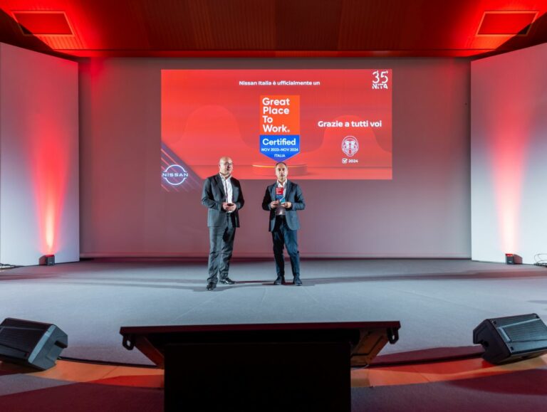 Nissan Italia è certificata Great Place to Work 2024