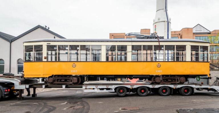 Il tram “Milano 1928” entra al Museo Nazionale Scienza e Tecnologia