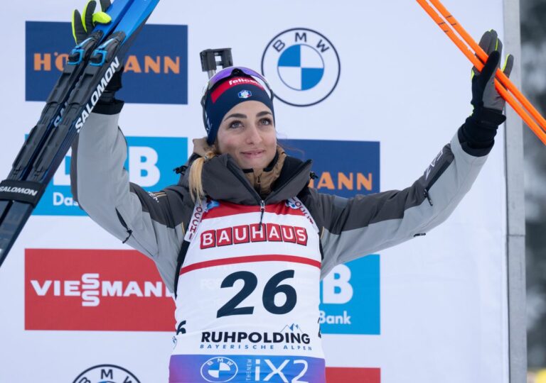 Vittozzi regina a Ruhpolding, vince in volata l’inseguimento