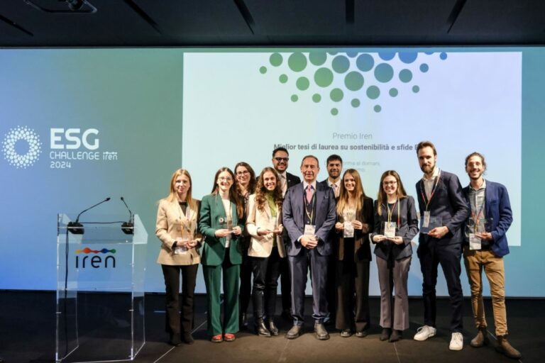 Iren, premiate le 10 tesi vincitrici della “ESG Challenge 2024”