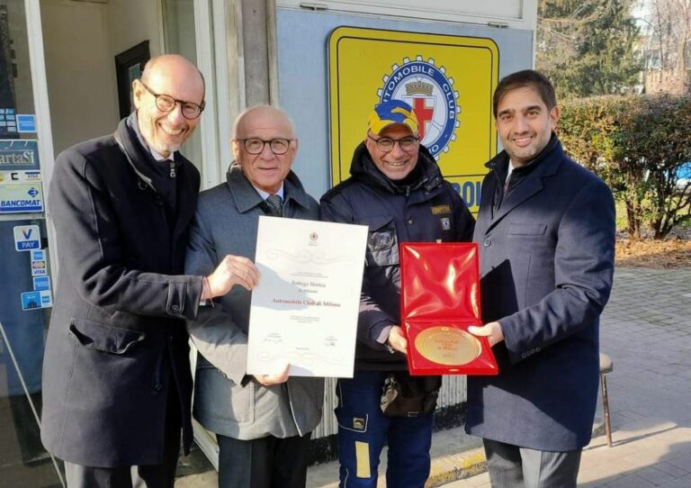 Botteghe Storiche, premiata la prima stazione di servizio di Aci Milano