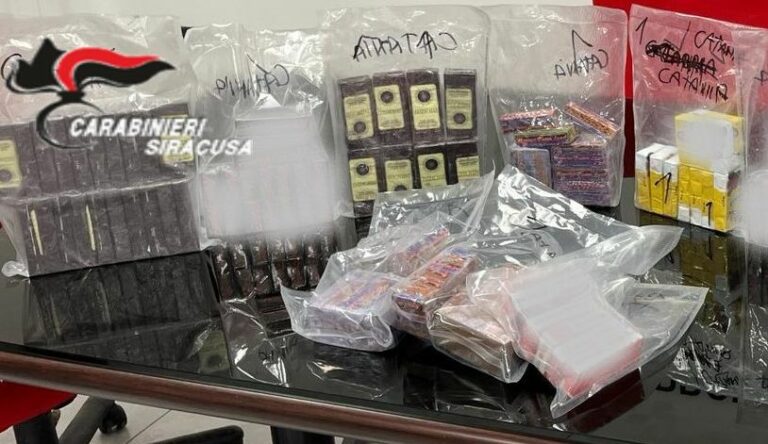 Merendine “stupefacenti”, 1 arresto e sequestrati 13 kg di hashish nel Siracusano