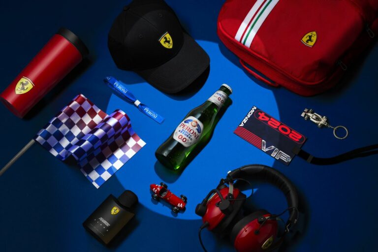 Peroni Nastro Azzurro 0.0% lancia nuova partnership con Ferrari