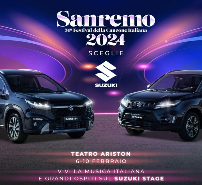 Suzuki brilla tra le stelle del 74^ Festival di Sanremo