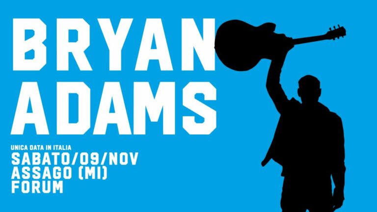 A novembre torna in Italia con l’unica tappa ad Assago Bryan Adams