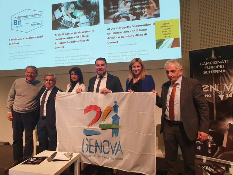 Scherma e turismo, Genova e la Liguria alla Bit di Milano