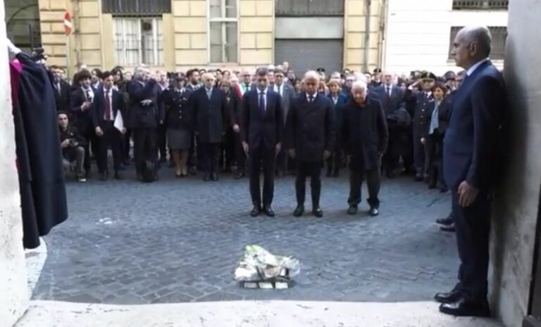 Tre nuove “Pietre d’inciampo” davanti alla Questura di Roma