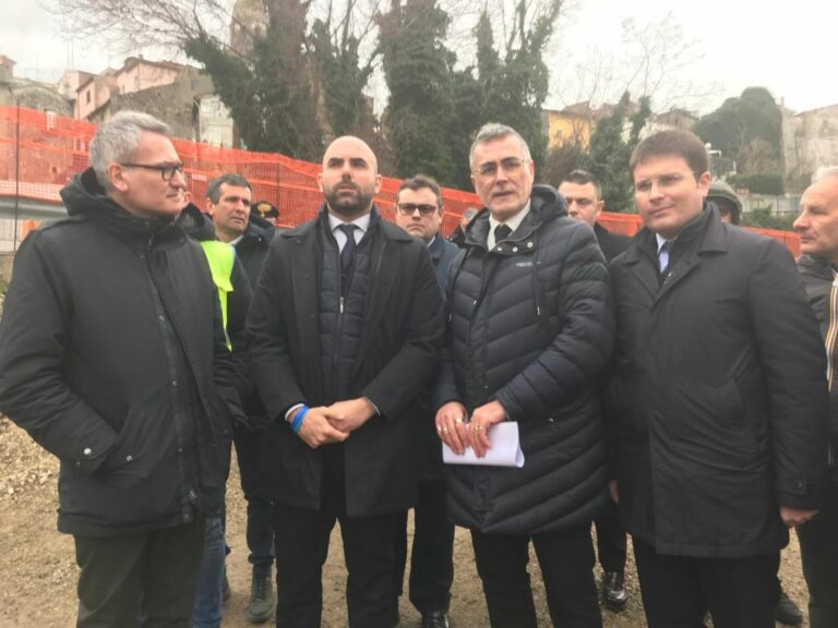 Campania, sopralluogo Ferrante lungo la Statale SS369 “Appulo Fortorina”