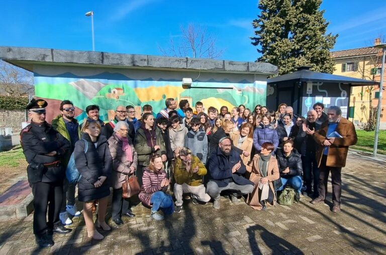 Inaugurato su cabina elettrica Barberino Mugello murale dedicato a Mensi