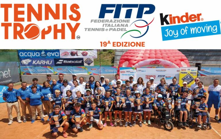 Tutto pronto per il “Tennis Trophy Fitp Kinder Joy of Moving”