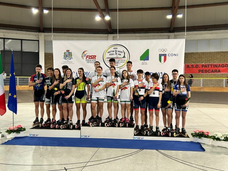 Pattinaggio, a Varani e Paluzzi primi titoli Assoluti indoor Pescara