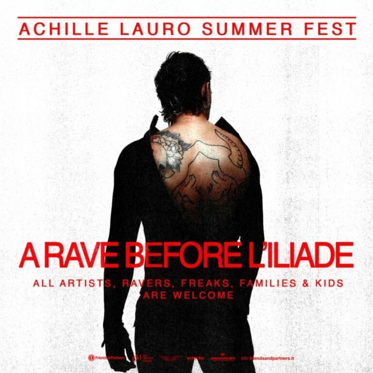 Achille Lauro annuncia il summer fest “A rave before l’Iliade”