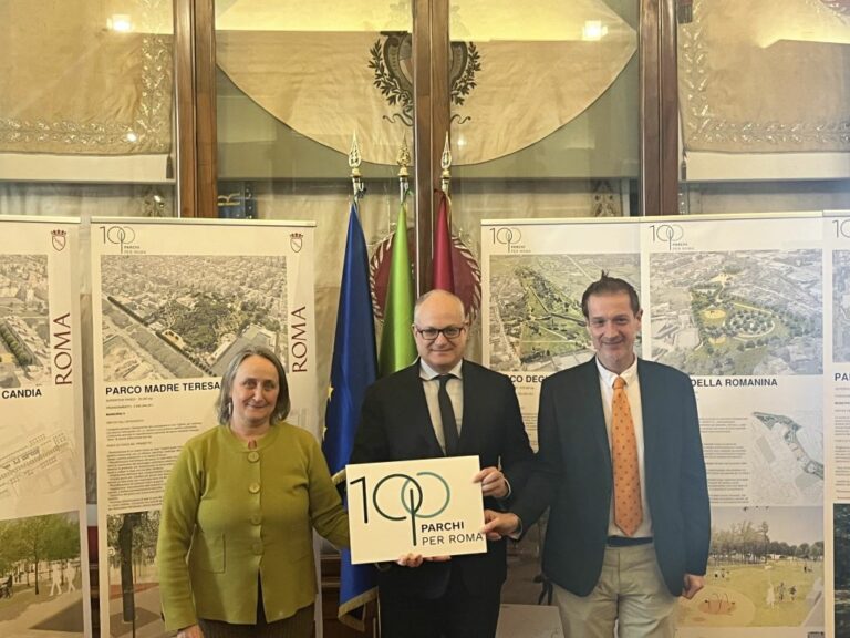 Gualtieri “In 10 anni 100 parchi per una Roma più verde”