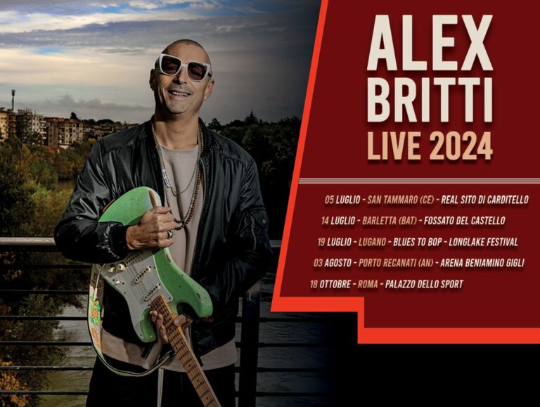 Alex Britti annuncia quattro nuovi appuntamenti per il tour estivo
