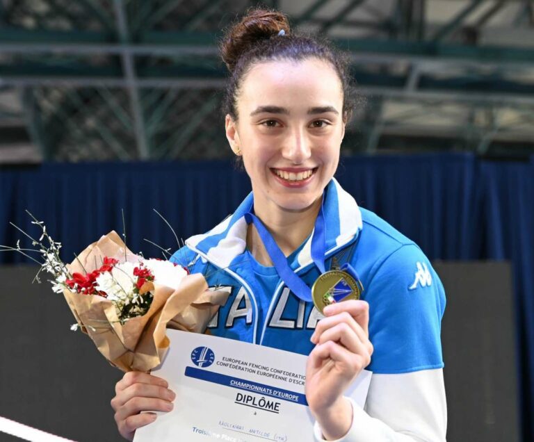 Bronzo per la fiorettista Molinari agli Europei Giovani