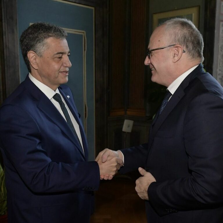 Roma, Gualtieri riceve in Campidoglio il sindaco di Buenos Aires