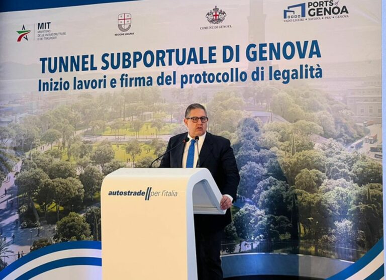 Tunnel subportuale Genova, Toti “Via al cantiere atteso da 40 anni”
