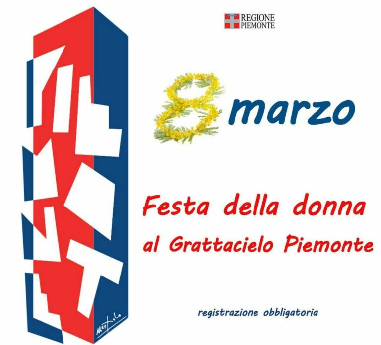 L’8 Marzo apertura al femminile per il Grattacielo Piemonte