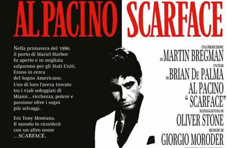 “Scarface” di Brian De Palma torna al cinema