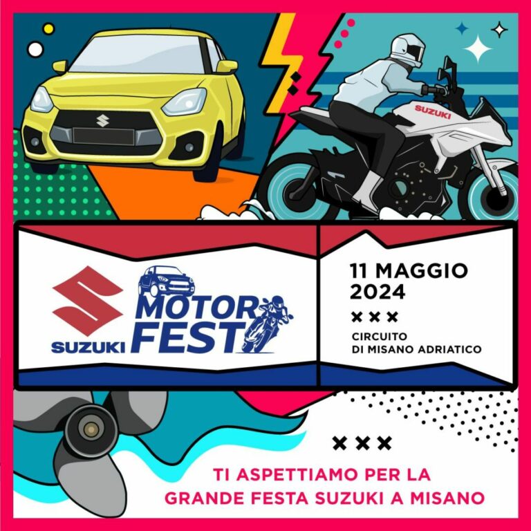 Appuntamento a Misano l’11 maggio per il primo Suzuki Motor Fest