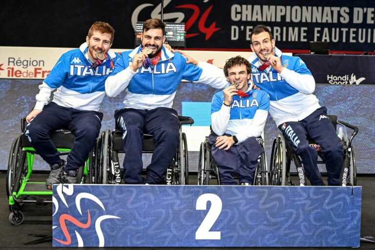 Europei paralimpici: argento per gli spadisti azzurri