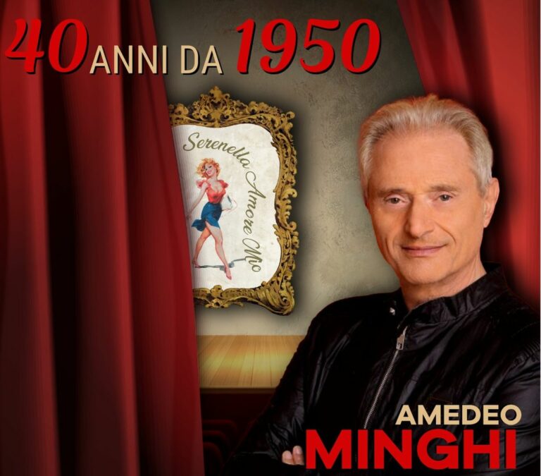 Amedeo Minghi, al via il tour celebrativo “40 anni da 1950”
