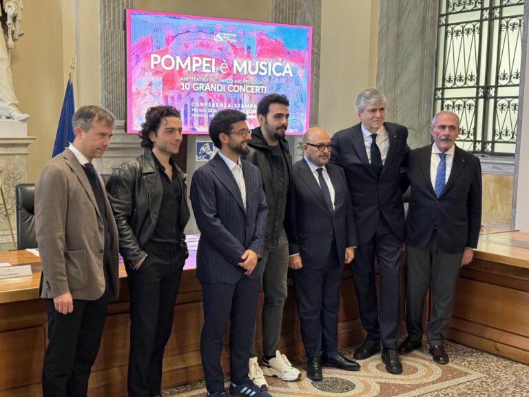 Presentati al MIC i 10 grandi concerti estivi all’Anfiteatro di Pompei