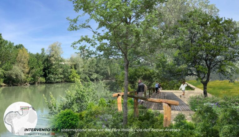 Giubileo, Gualtieri inaugura cantiere del Parco D’affaccio Tevere Aniene