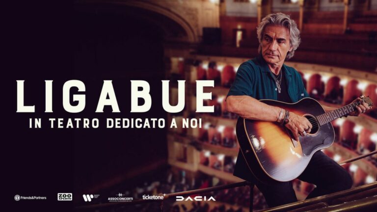 Dacia main partner del tour “Ligabue in teatro – dedicato a noi”