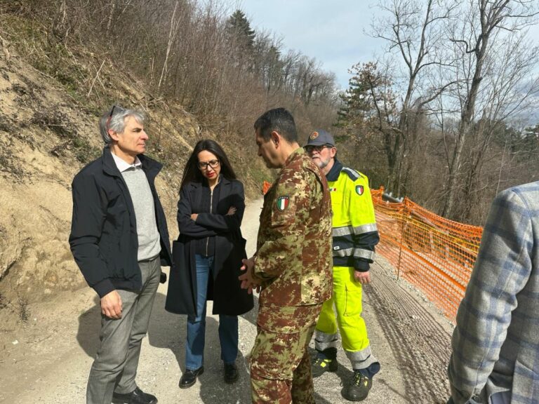 Alluvione, sopralluogo Priolo e Figliuolo a Monterenzio e Loiano