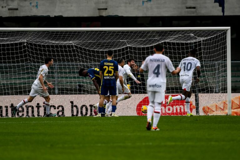 Il Milan passa al Bentegodi e rafforza il secondo posto