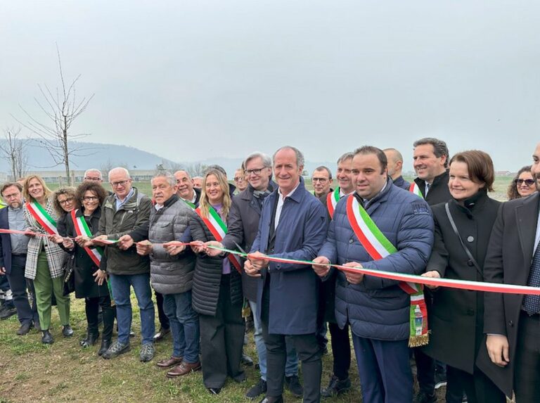 Inaugurati i bacini di laminazione di Trissino