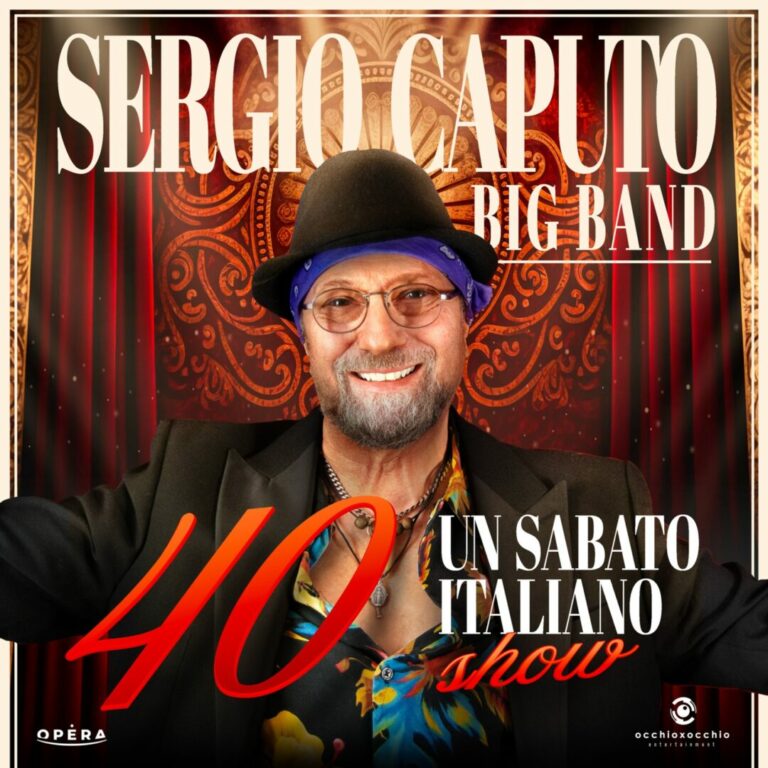 Sergio Caputo con la sua big band in Un Sabato Italiano Show 40
